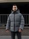 Чоловіча зимова oversize куртка у сірому кольорі rd488 фото 1