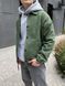 Мужская oversize джинсовая куртка в цвете хаки gs2389 фото 2