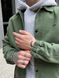 Мужская oversize джинсовая куртка в цвете хаки gs2389 фото 7