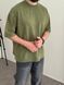 Мужская oversize футболка в зеленом цвете jj296-1 фото 3