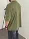 Мужская oversize футболка в зеленом цвете jj296-1 фото 4