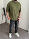 Мужская oversize футболка в зеленом цвете jj296-1 фото 6