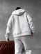 Чоловічий oversize спортивний костюм у сірому кольорі kos25 фото 6