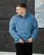 Мужское оверсайз худи в голубом цвете c0028blue фото 1