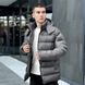 Чоловіча зимова куртка у темно-сірому кольорі owku2973dge фото 1