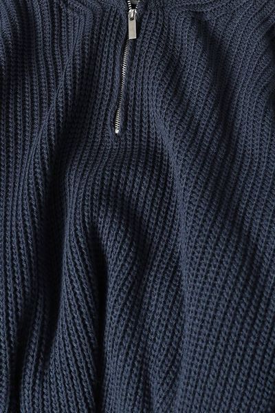 Мужской oversize свитер в синем цвете mr131 фото