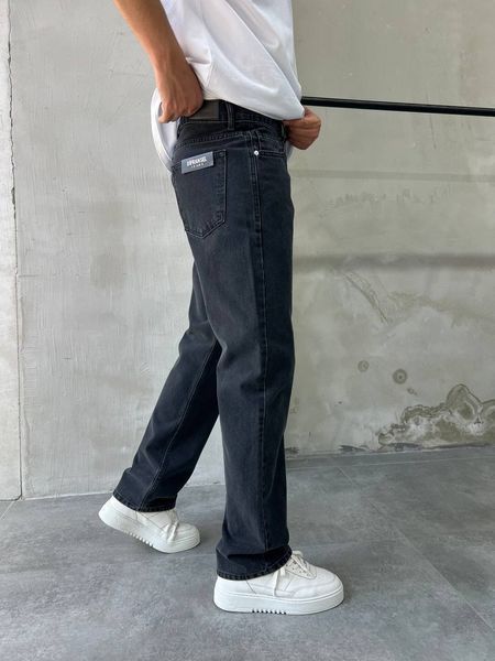 Мужские джинсы Baggy в сером цвете 29560 фото
