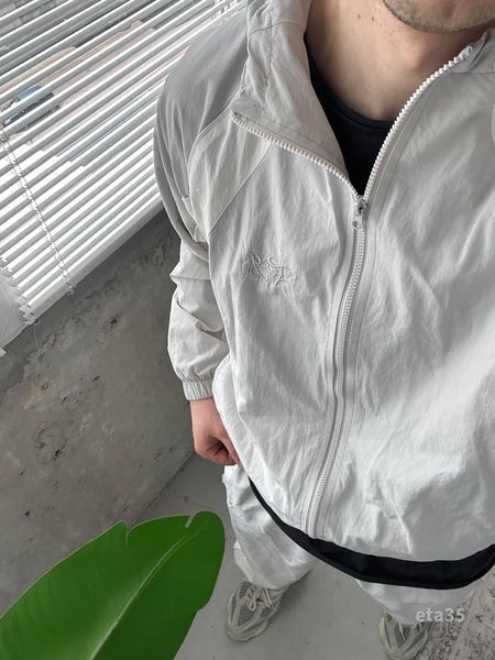 Мужской oversize костюм в сером цвете eta35 фото