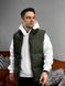 Чоловіча oversize жилетка у зеленому кольорі jl7 фото 3