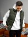 Чоловіча oversize жилетка у зеленому кольорі jl7 фото 7