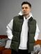 Чоловіча oversize жилетка у зеленому кольорі jl7 фото 1