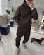 Мужской oversize костюм худи+брюки в цвете хаки fhs7 фото 2