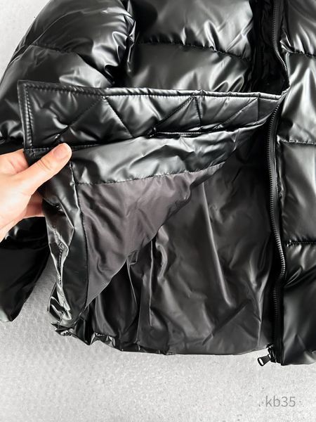 Мужская oversize куртка в черном цвете kb35 фото