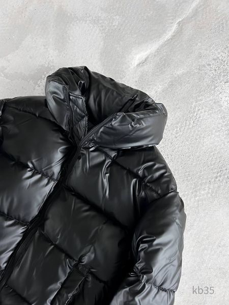 Мужская oversize куртка в черном цвете kb35 фото