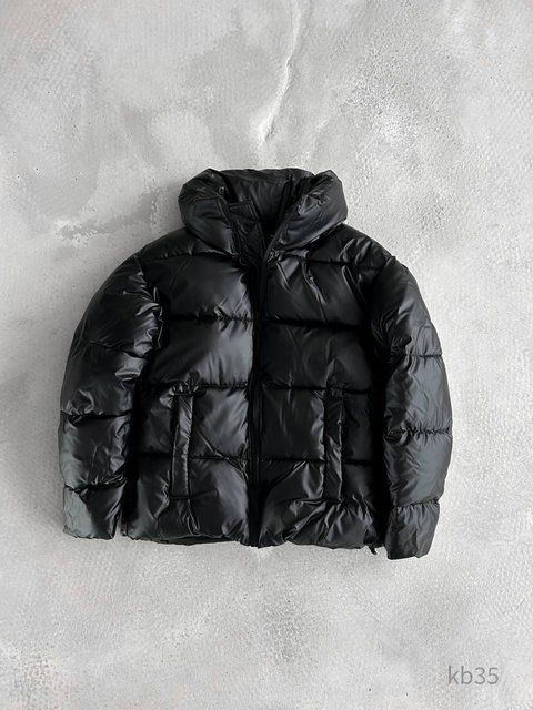 Мужская oversize куртка в черном цвете kb35 фото