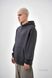 Чоловіче oversize худі у графітовому кольорі x3_baza-Xs фото 2
