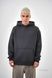 Чоловіче oversize худі у графітовому кольорі x3_baza-Xs фото 1