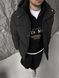 Мужская зимняя oversize куртка в черном цвете dp26 фото 2