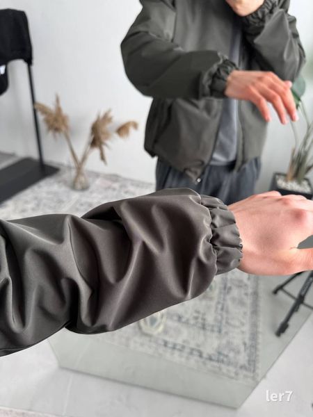 Мужская oversize ветровка в цвете хаки ler7n фото