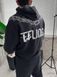Мужской oversize костюм с принтом в графитовом цвете p26fhs2 фото 4
