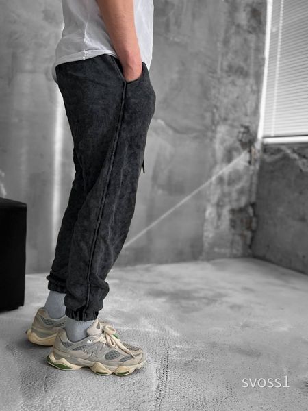 Чоловічі oversize джогери у графітовому кольорі svoss1 фото