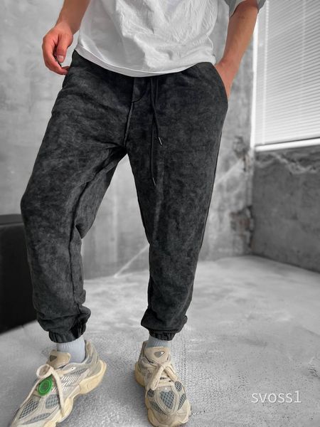 Чоловічі oversize джогери у графітовому кольорі svoss1 фото