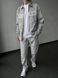 Мужской oversize костюм в светло-сером цвете mr3040 фото 5