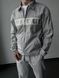 Мужской oversize костюм в светло-сером цвете mr3040 фото 7