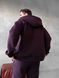 Мужской oversize спортивный костюм в коричневом цвете kos26 фото 7