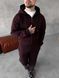 Мужской oversize спортивный костюм в коричневом цвете kos26 фото 1