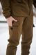 Мужские утепленные брюки Softshell в цвете хаки 609467915 фото 5