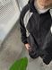 Мужской oversize костюм в черном цвете eta16 фото 6