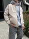Мужская oversize джинсовая куртка в бежевом цвете gs2388 фото 2