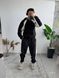 Мужской oversize костюм в черном цвете eta16 фото 4