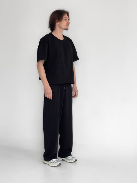 Мужские спортивные брюки Baggy в черном цвете pa02702k-S фото