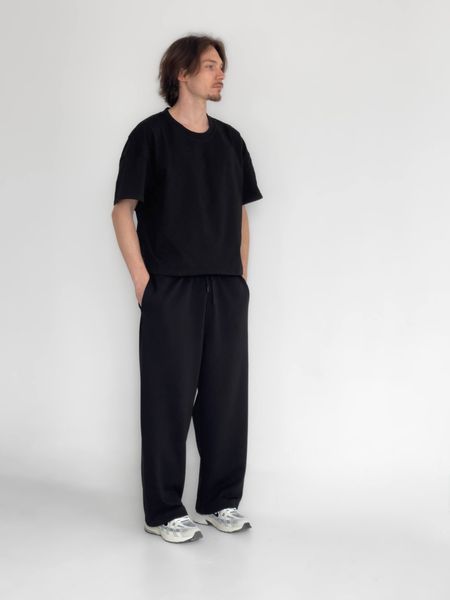 Мужские спортивные брюки Baggy в черном цвете pa02702k-S фото