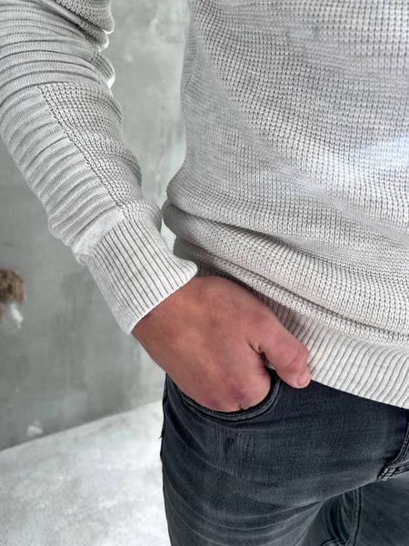 Чоловічий светр у сірому кольорі 6397g фото