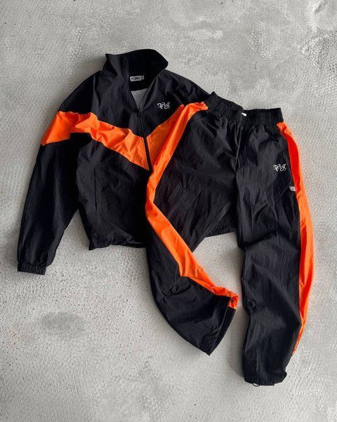 Мужской oversize костюм в черном цвете ling16 фото