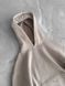 Мужское oversize худи на флисе в бежевом цвете x6_flis фото 5