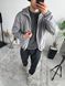 Мужская oversize ветровка в сером цвете ler3n фото 1
