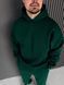 Чоловіче oversize худі у зеленому кольорі xu46 фото 1