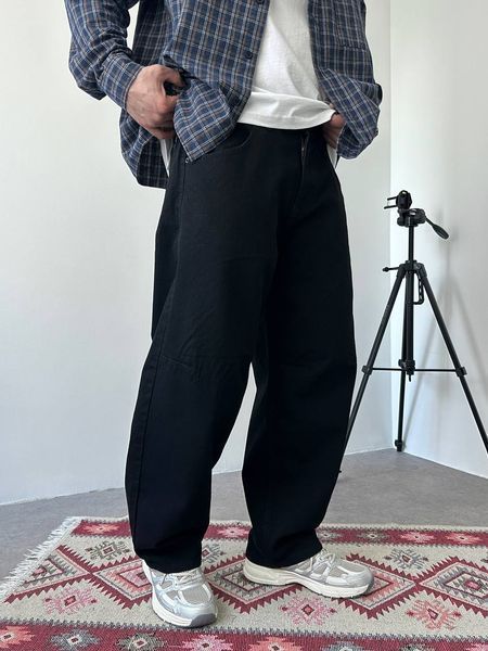 Мужские объемные джинсы Baggy в черном цвете bj2950v-28 фото
