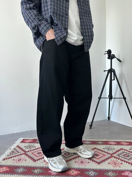 Мужские объемные джинсы Baggy в черном цвете bj2950v-28 фото