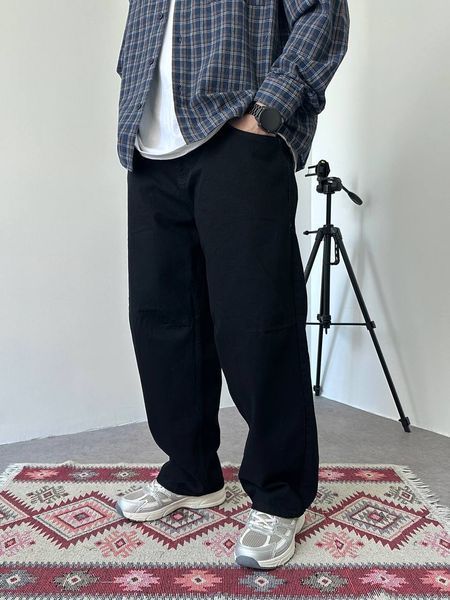 Мужские объемные джинсы Baggy в черном цвете bj2950v-28 фото
