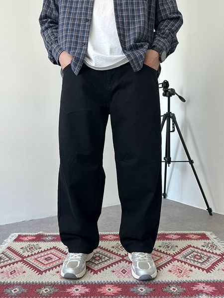 Мужские объемные джинсы Baggy в черном цвете bj2950v-28 фото