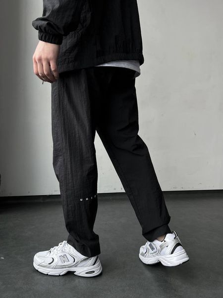 Чоловічий oversize костюм у чорному кольорі mr3041 фото