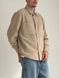Мужская oversize рубашка в бежевом цвете r00804-S-M фото 6