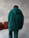 Чоловічий oversize спортивний костюм у зеленому кольорі kos27 фото 7