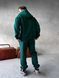 Чоловічий oversize спортивний костюм у зеленому кольорі kos27 фото 4