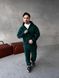 Чоловічий oversize спортивний костюм у зеленому кольорі kos27 фото 5